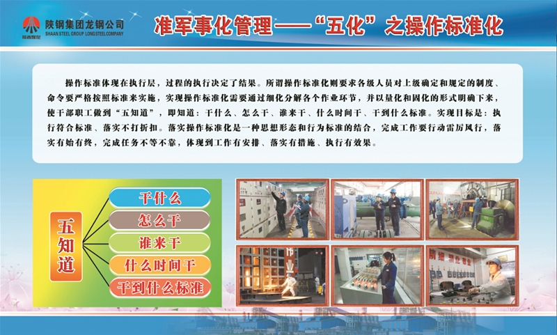 五化展板-操纵规范化