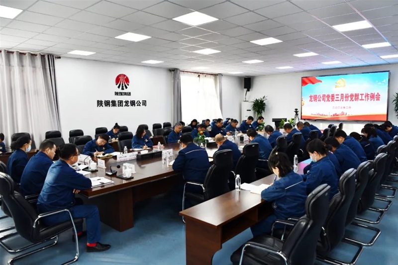 公司党委召开三月份党群任务例会